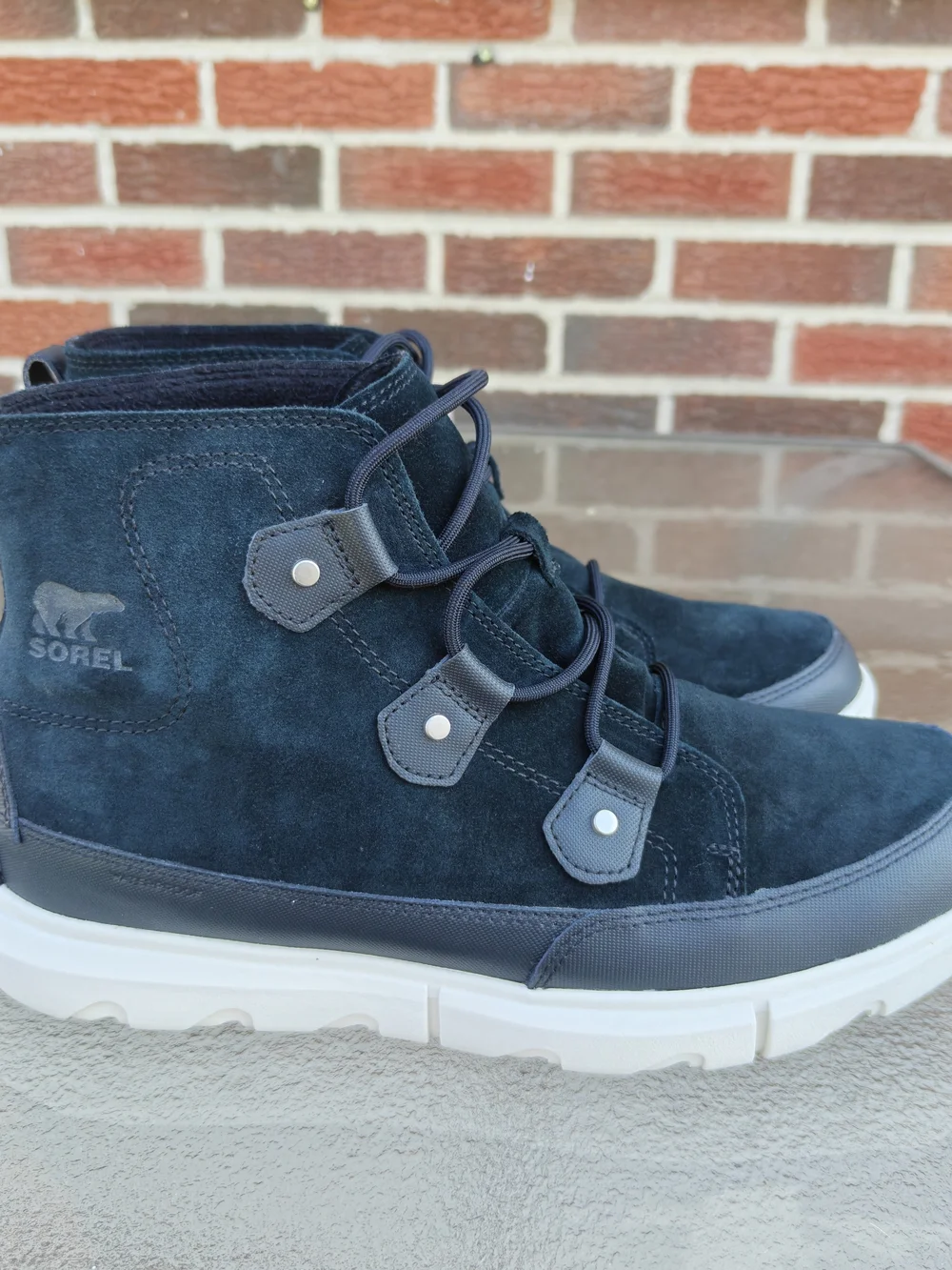 SOREL Men's Explorer Mission Waterproof Winter Boots Black Size 11.5